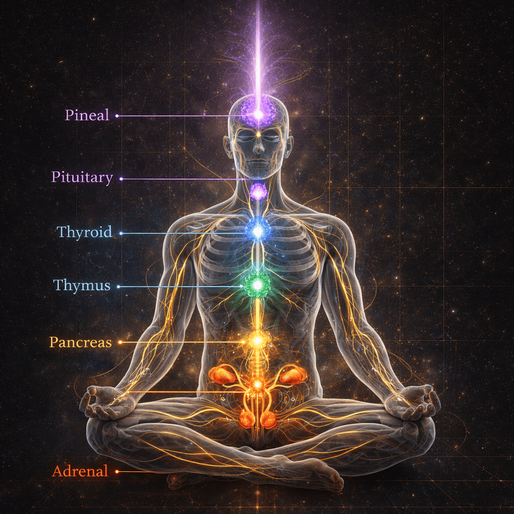 Seven Chakras and Endocrine Glands